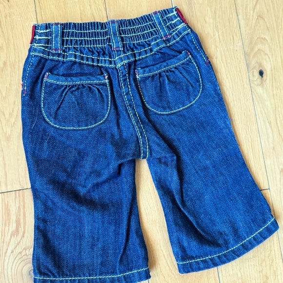 Like new Vintage Gymboree Cozy Panda Cub pants jeans 3-6 months - Picture 2 of 4